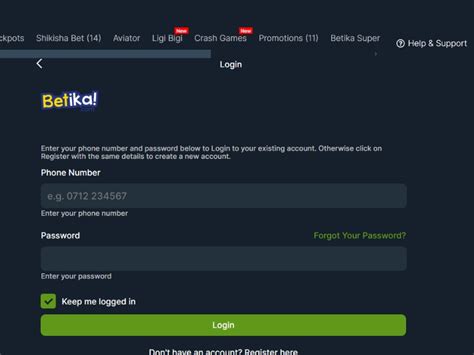 betika login kenya